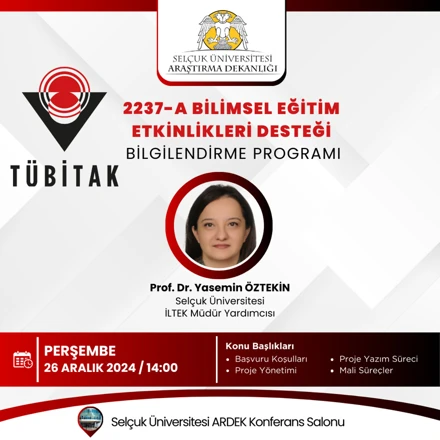 2237-A Bilimsel Eğitim Etkinlikleri Desteği Bilgilendirme Programı